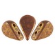 Les perles par Puca® Amos beads Opaque choco bronze 13600/15496